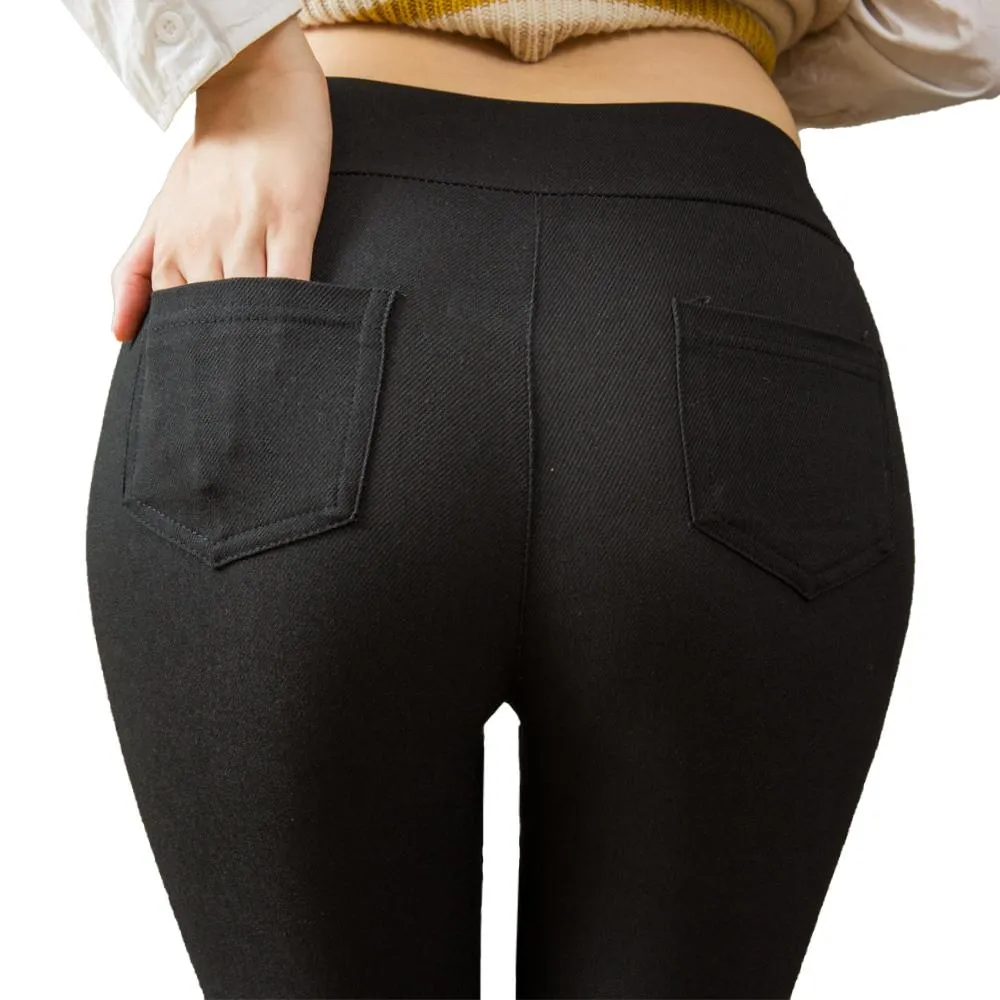 Stretch Pencil Dress Pants