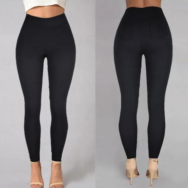 Stretch Pencil Dress Pants