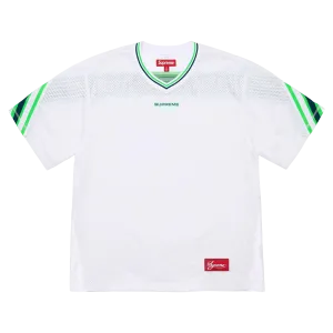 Supreme Jacquard Rib Football Jersey 'White'