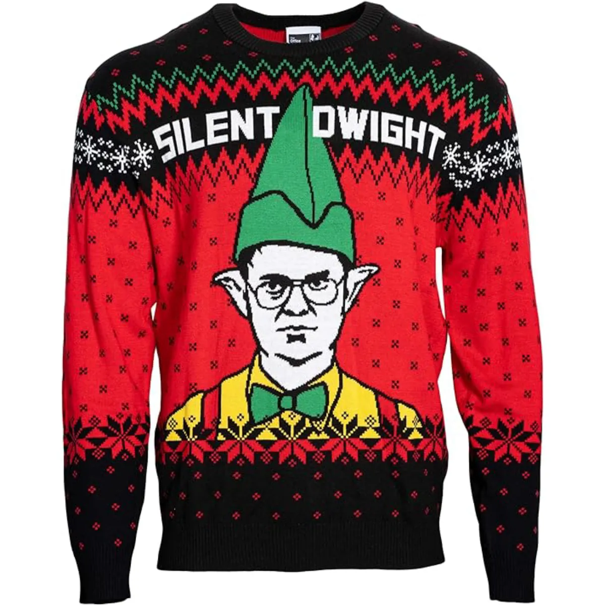 Sweater JulesRoche Dwight Schrute Elf Ugly Christmas