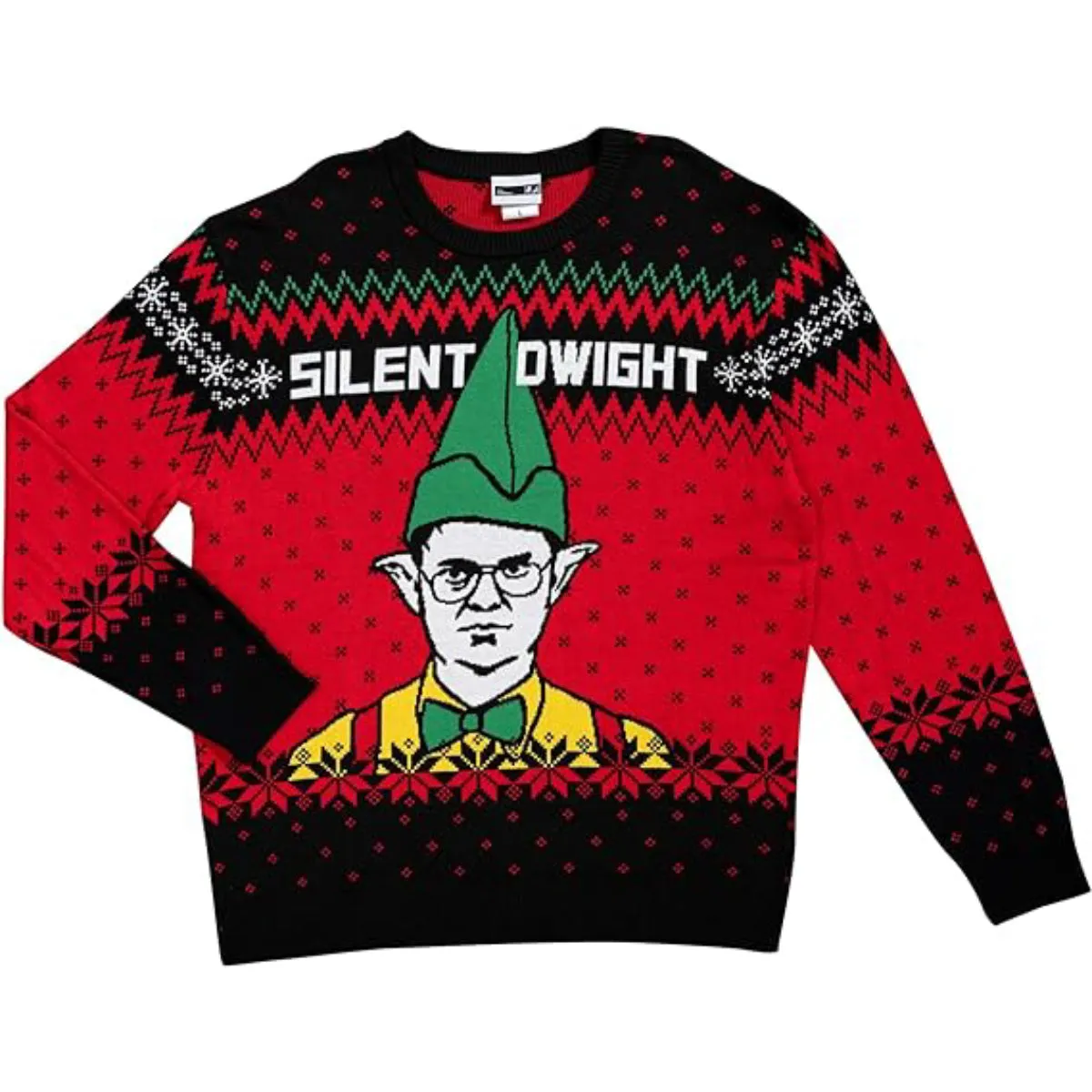 Sweater JulesRoche Dwight Schrute Elf Ugly Christmas