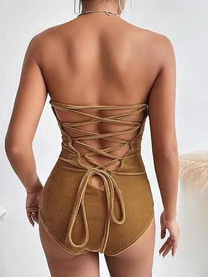 Sweetheart One Piece Yellow Bodysuit