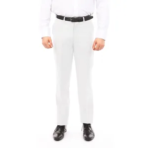 Tazio Slim Fit Stretch Dress Pants, White