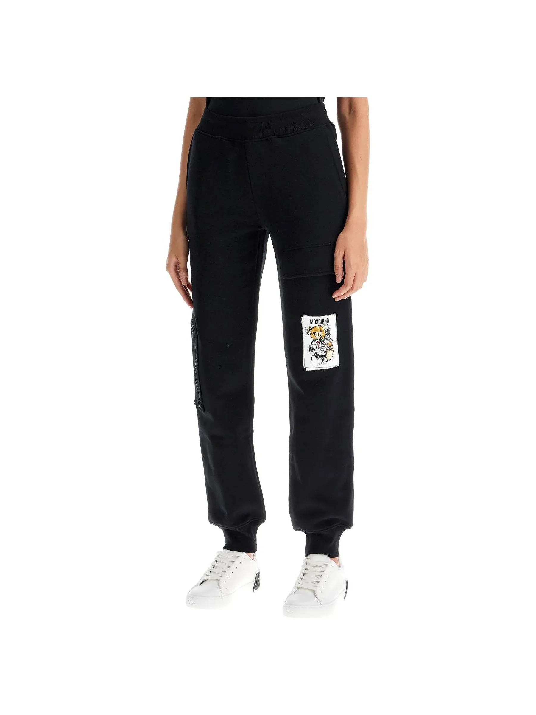 Teddy Bear Cartoon Fleece Sweatpants