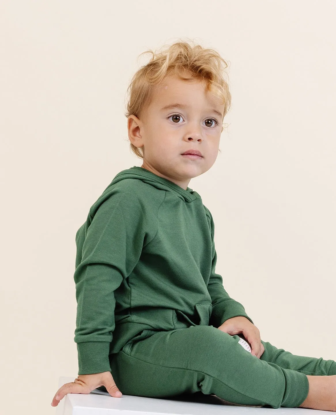 The Coziest Jogger in Moss