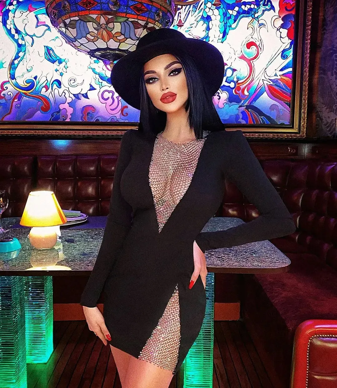 The Moonlight's Song Mini Dress