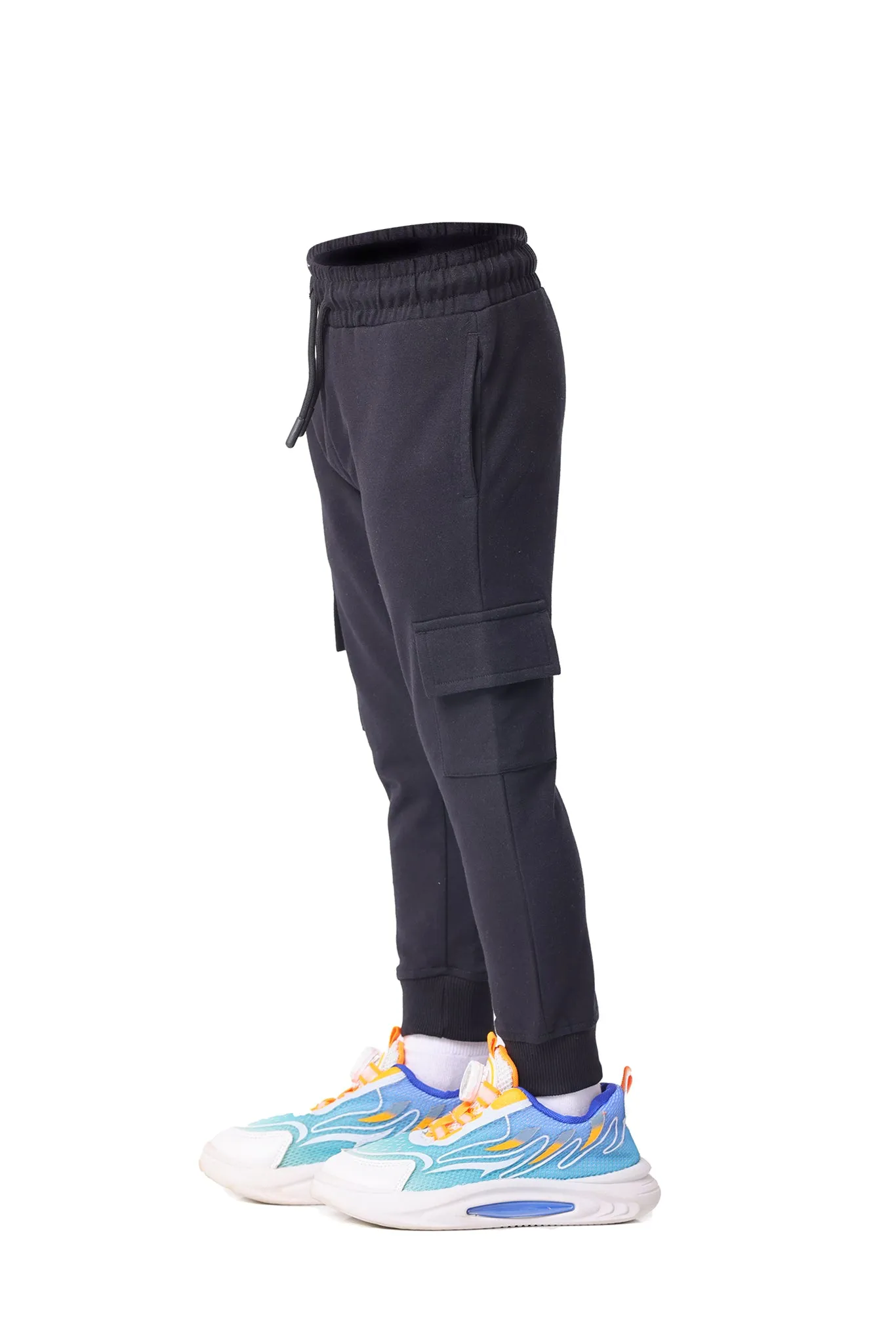 Toddler Boys Terry Joggers made of Blended Cotton Fabric