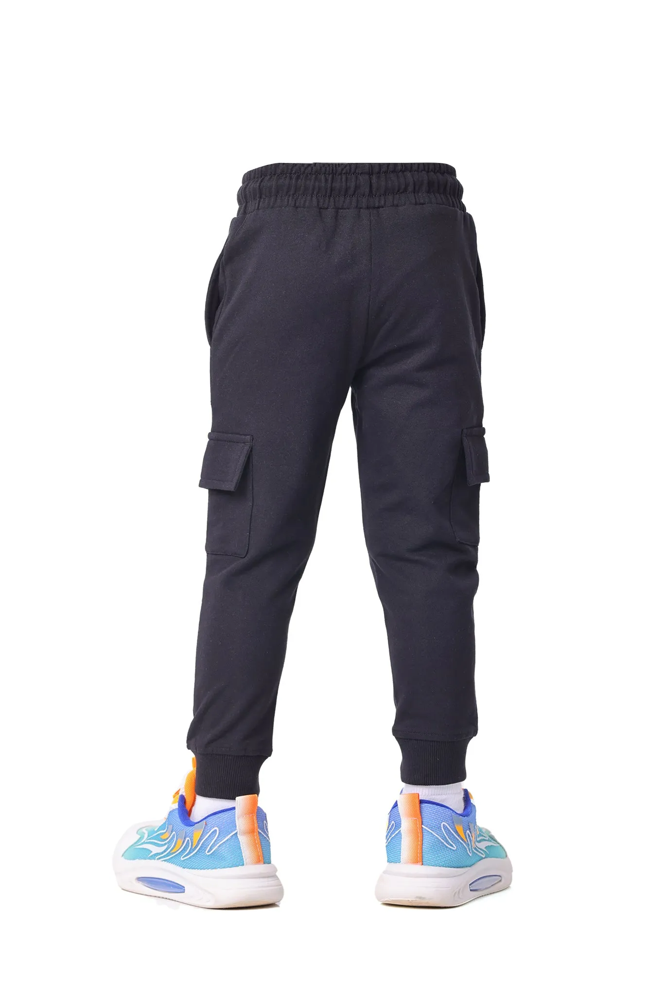 Toddler Boys Terry Joggers made of Blended Cotton Fabric