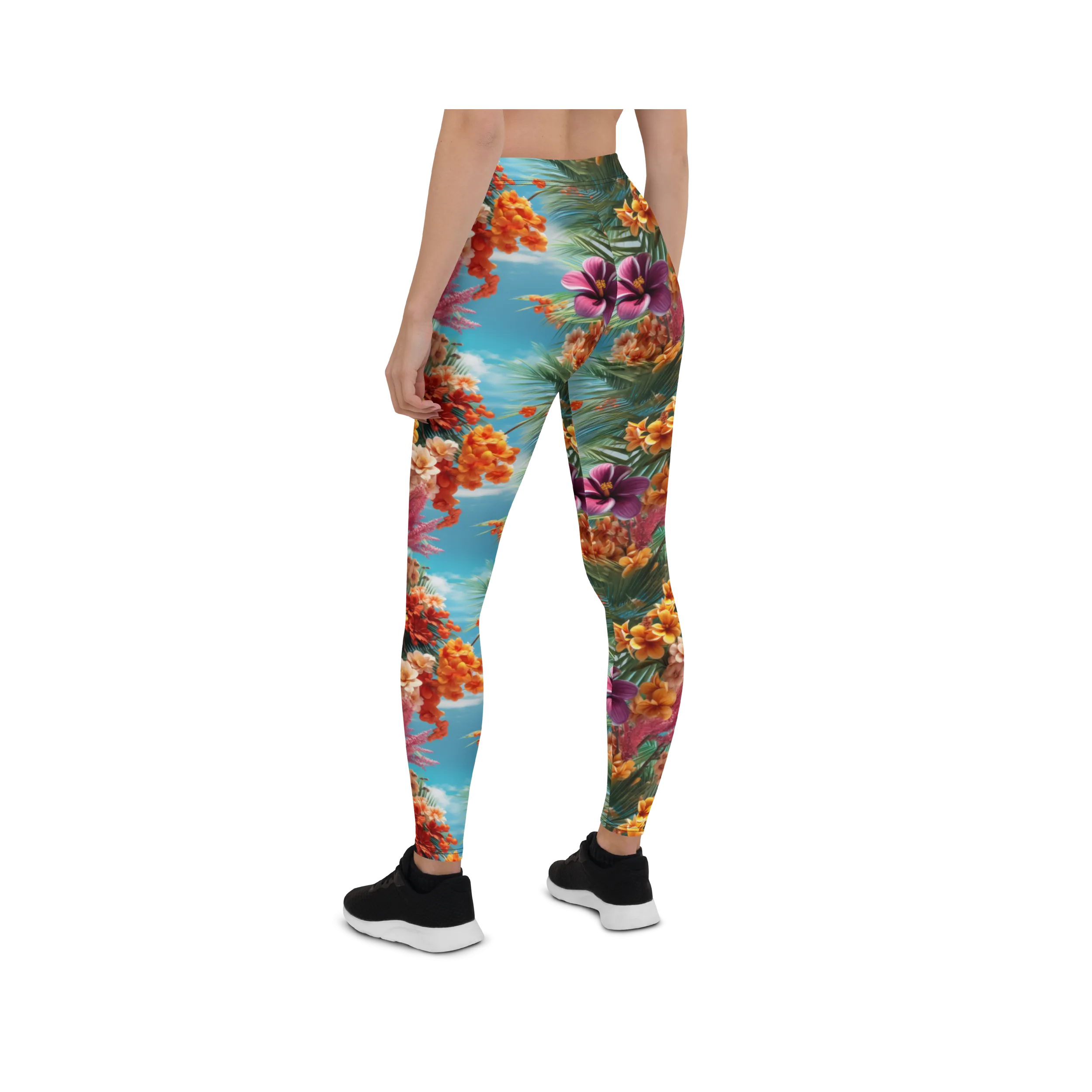 Tropical Island Flower Leggings
