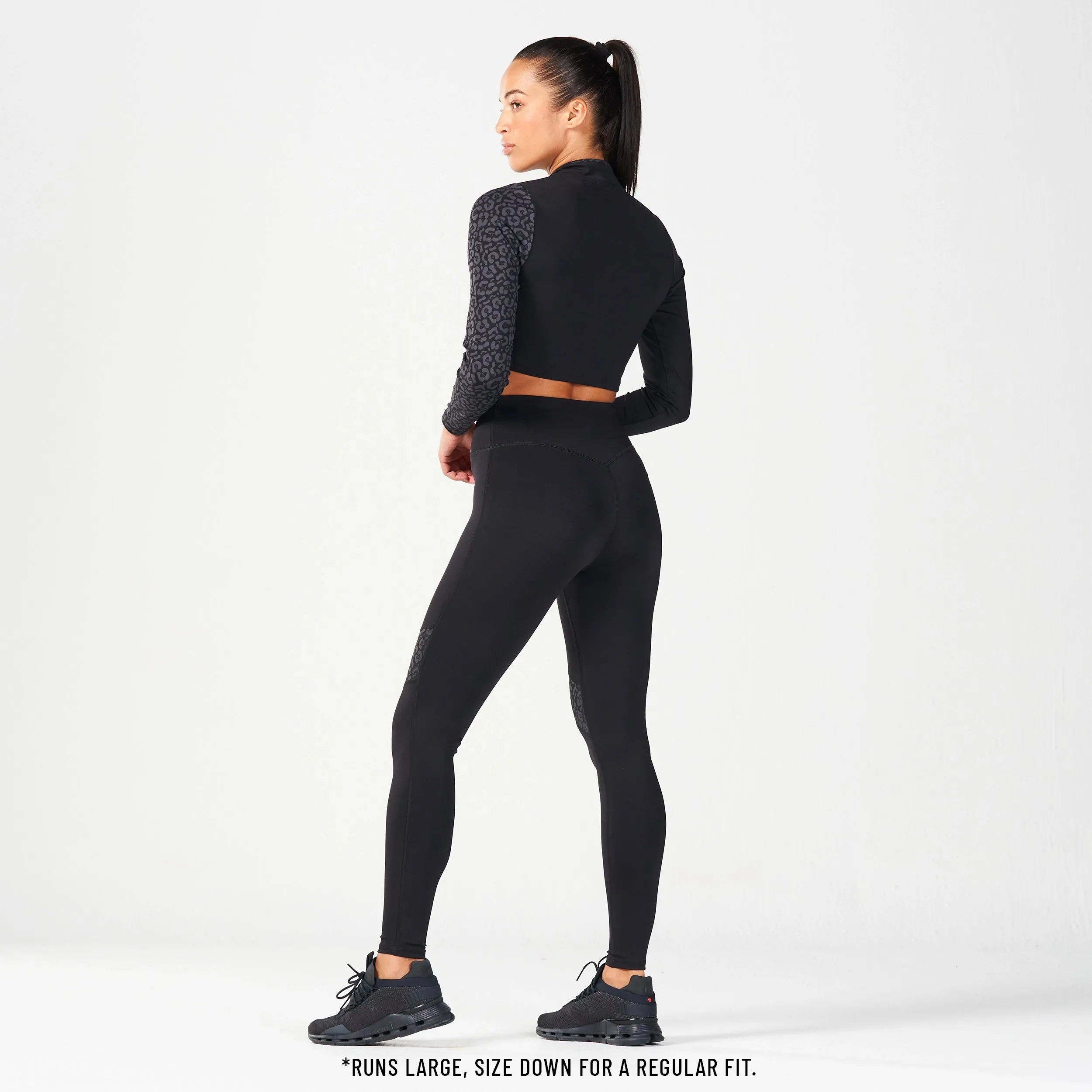 Untamed Panel Leggings 27" - Black