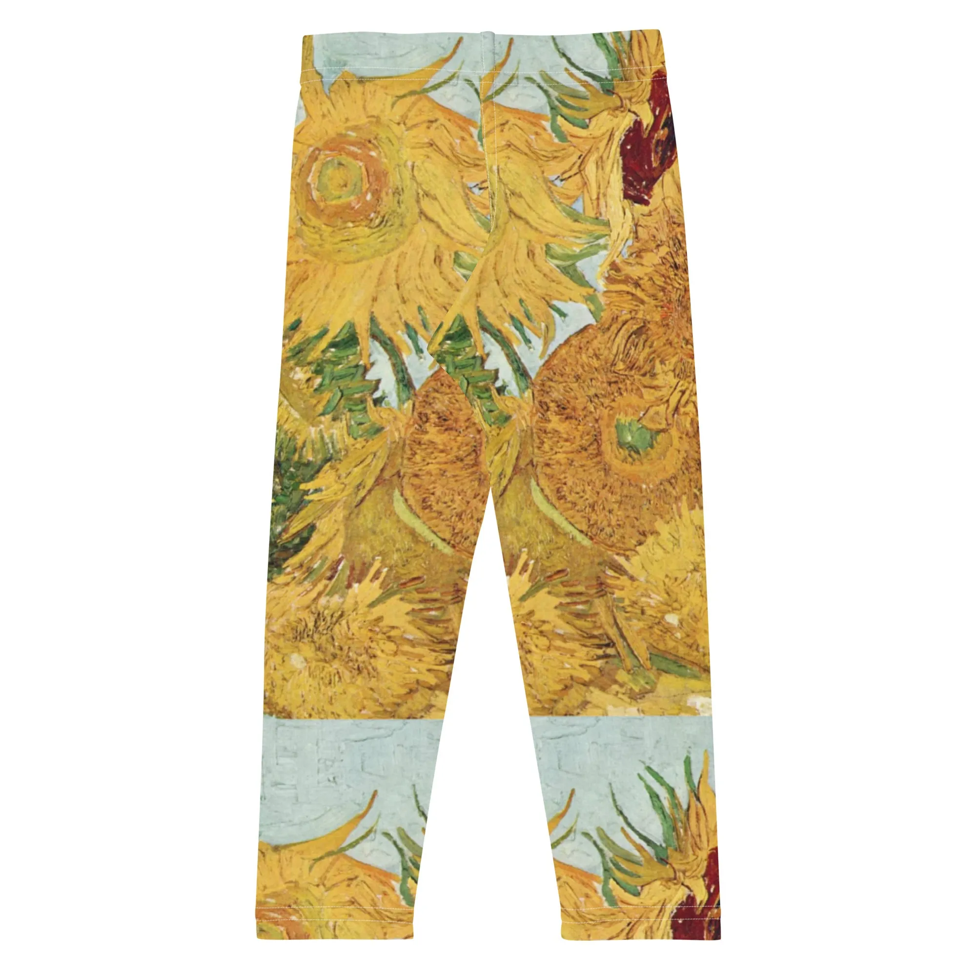 Van Gogh Inspired Sunflowers Kids Leggings
