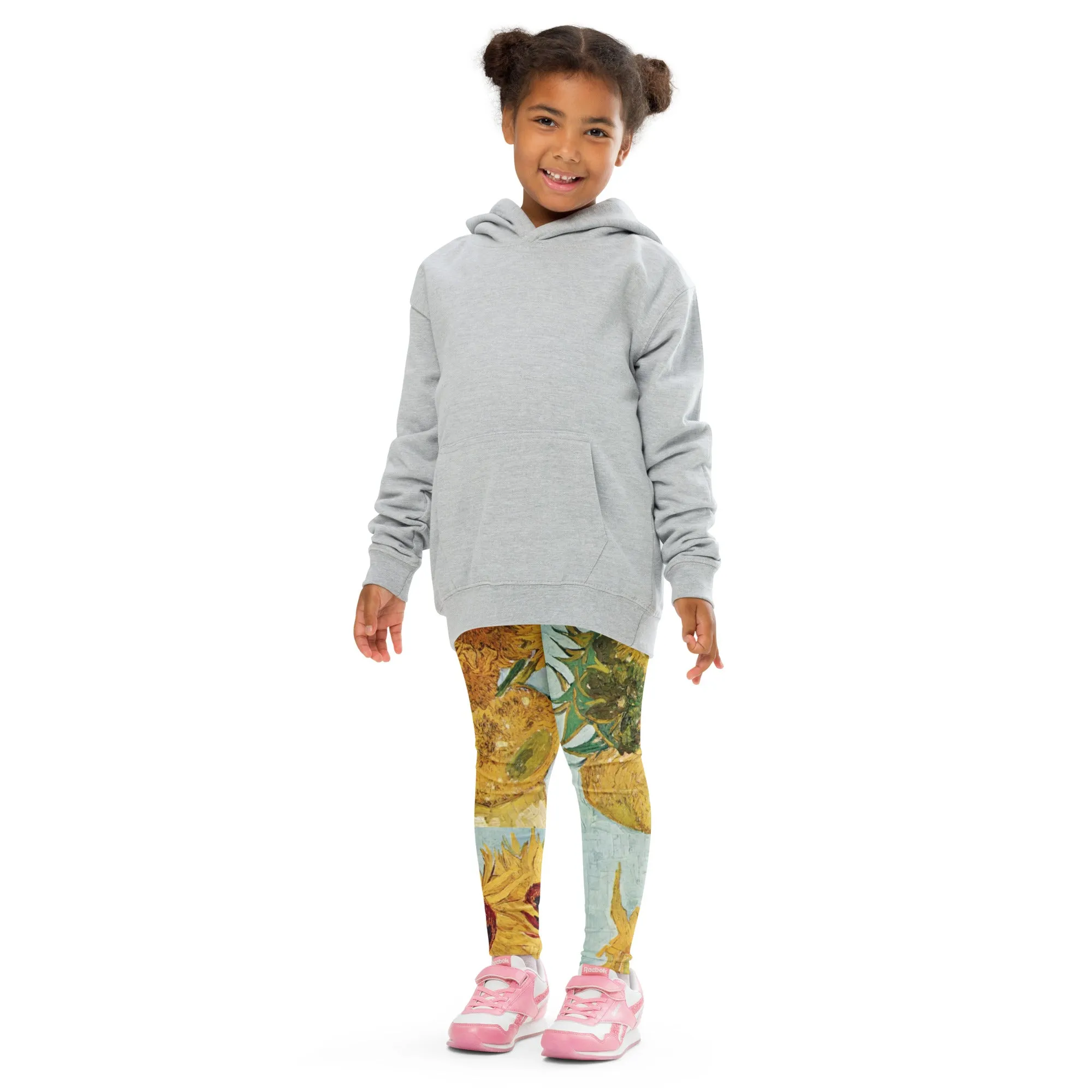 Van Gogh Inspired Sunflowers Kids Leggings