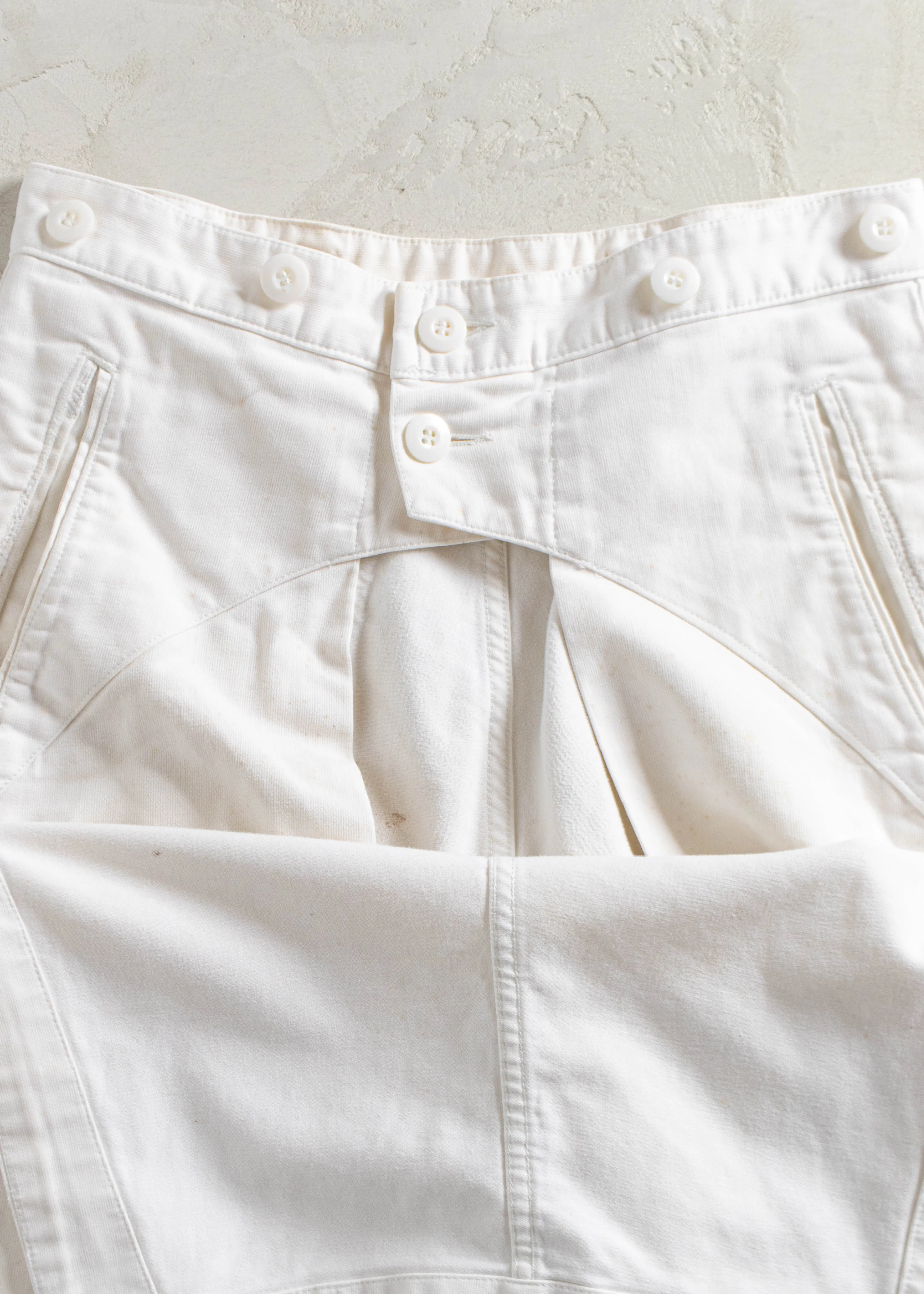 Vintage 1960s West German Military Issue Navy Pants Size Women's 27 / Men's 30