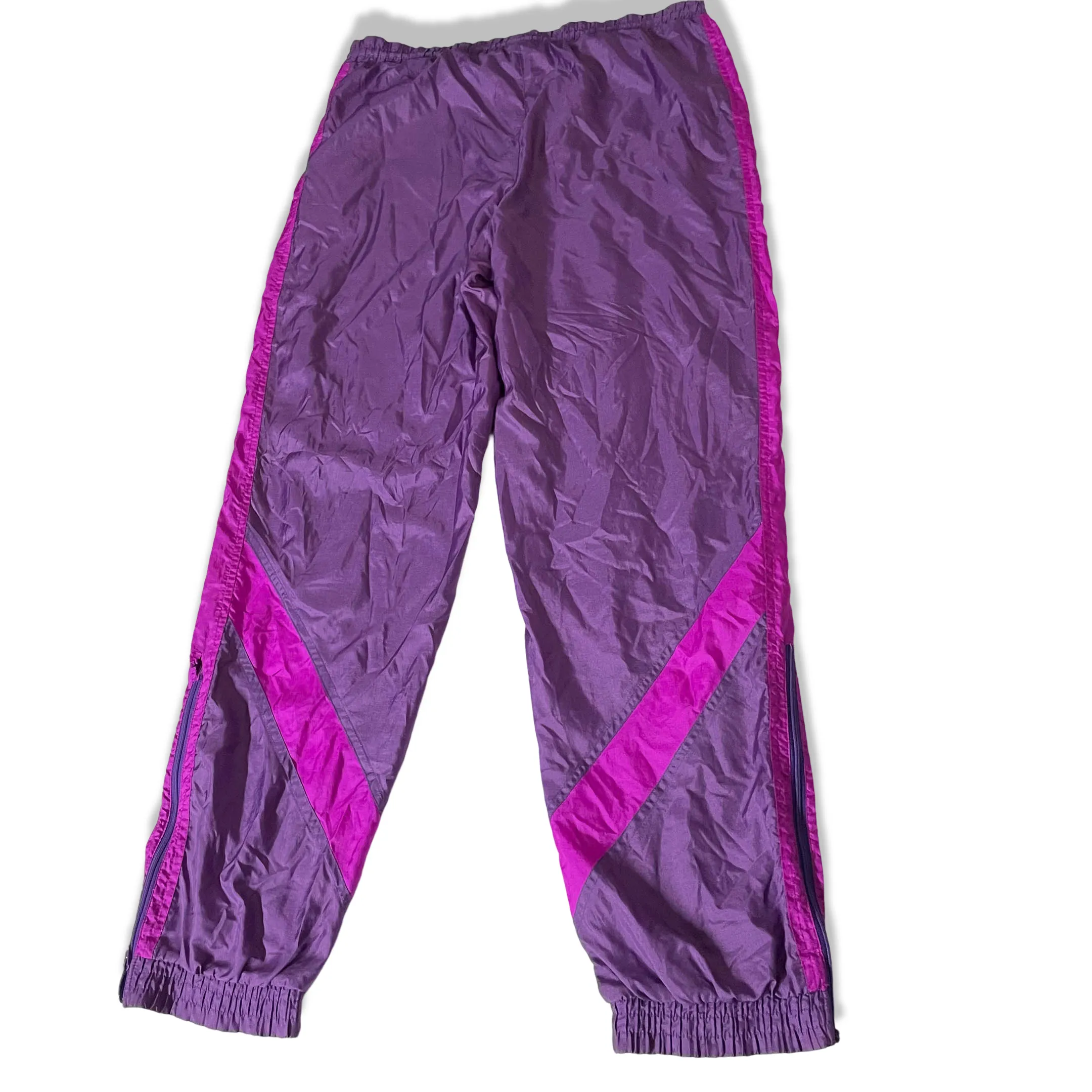 Vintage Etire le style sportif purple windbreaker drawstring sweatpant in M|3753