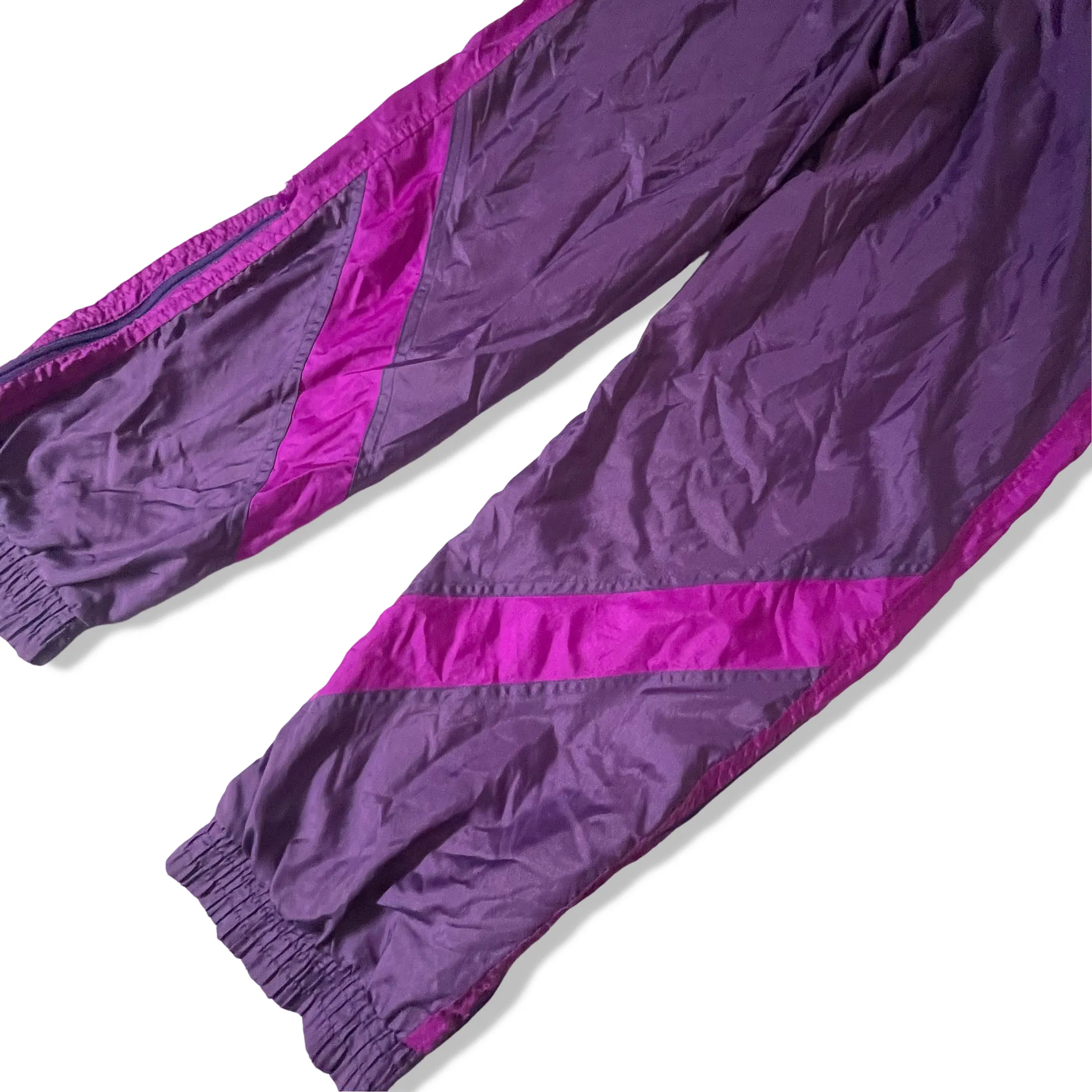Vintage Etire le style sportif purple windbreaker drawstring sweatpant in M|3753