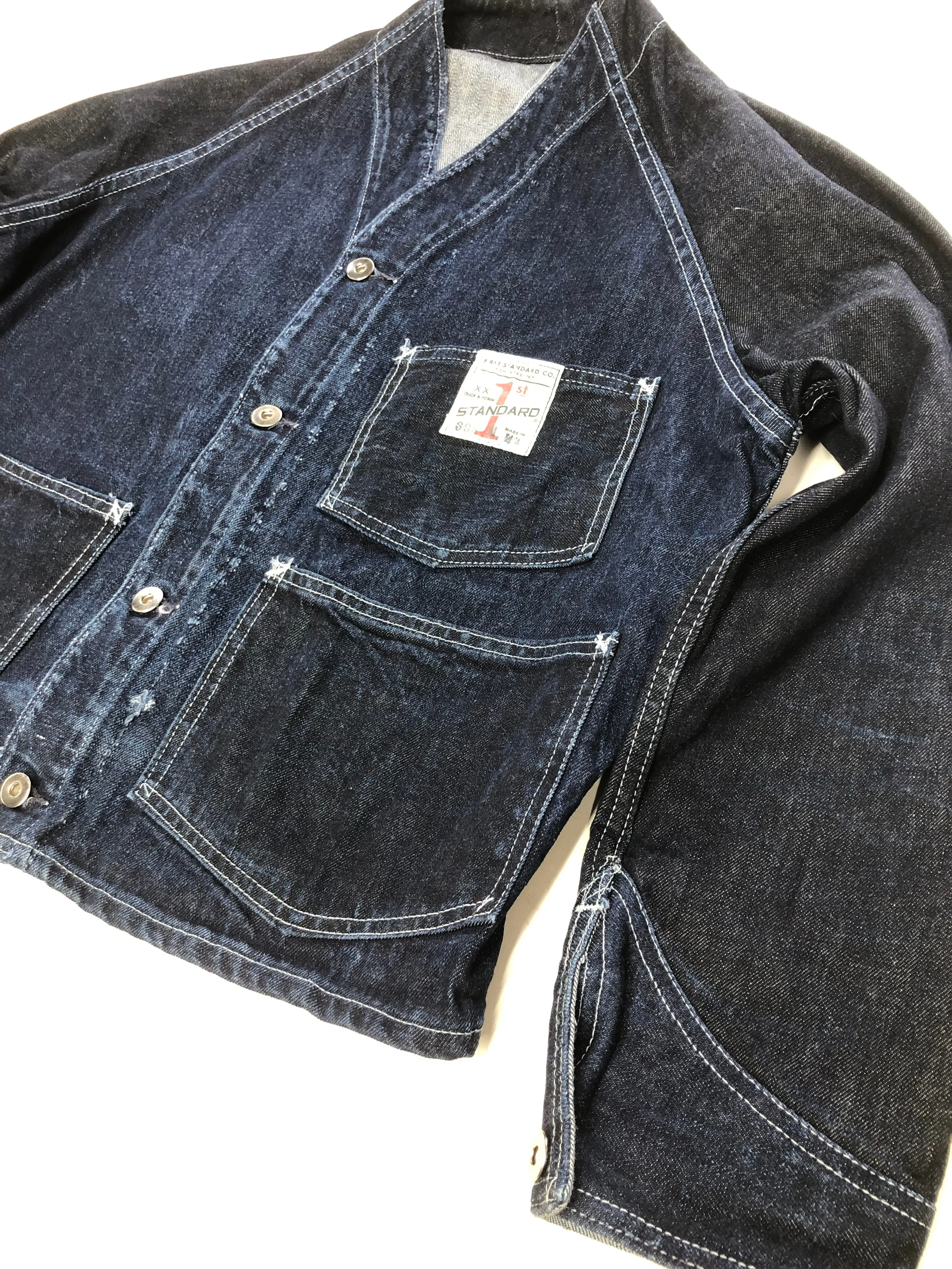 Waist Jacket 389 / Mixed Denim / size 44