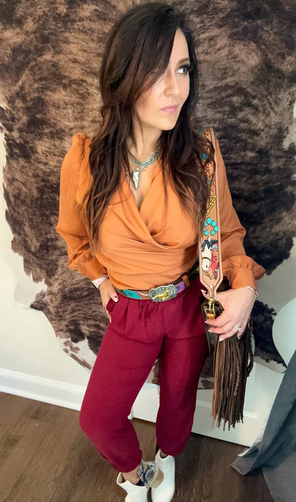 Wine Not Satin Joggers