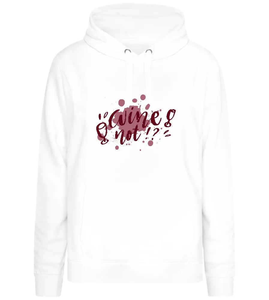 Wine Not Stain Design - Premium women's hoodie
