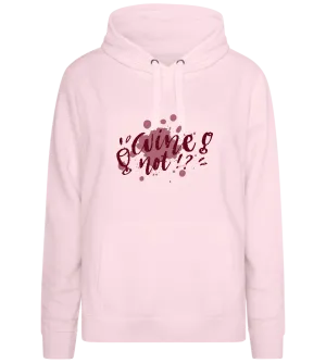 Wine Not Stain Design - Premium women's hoodie