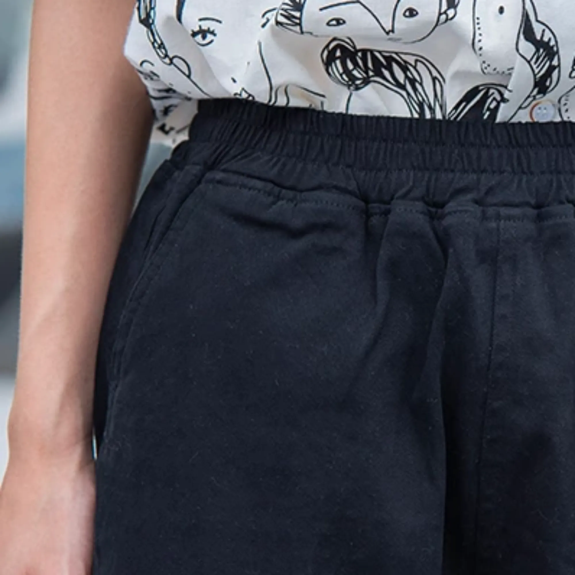 Women's Casual Polyester Loose Joggers With Pockets