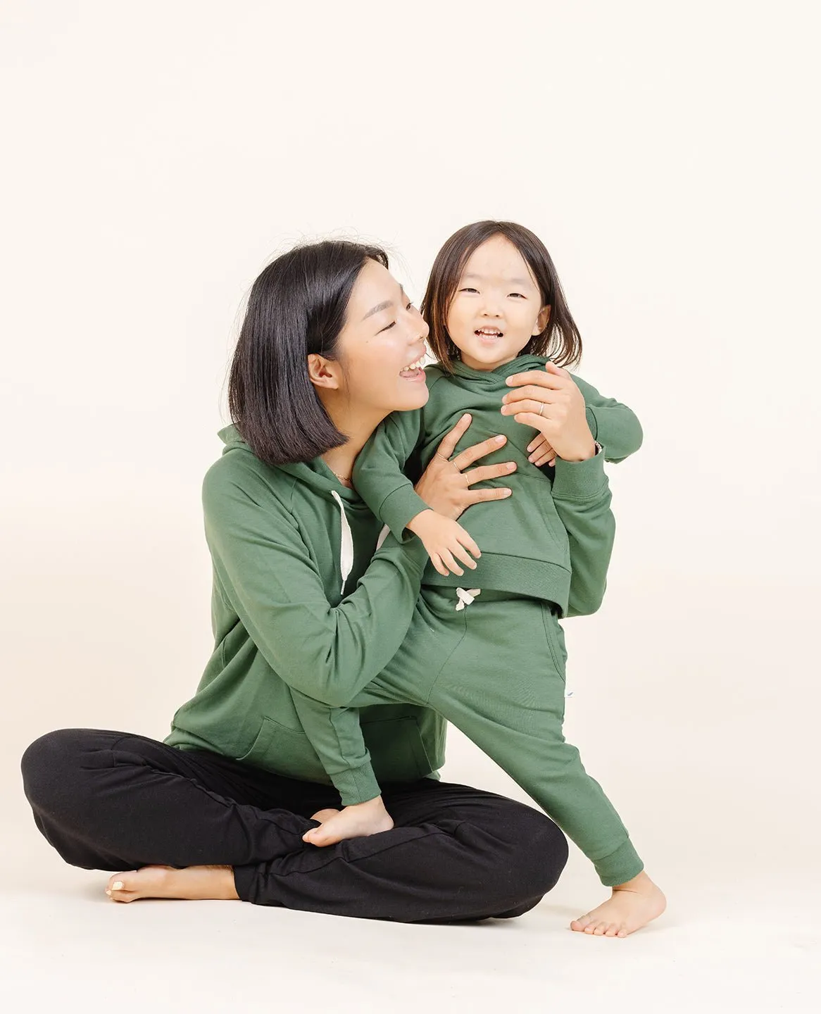 Women's Coziest Hoodie in Moss