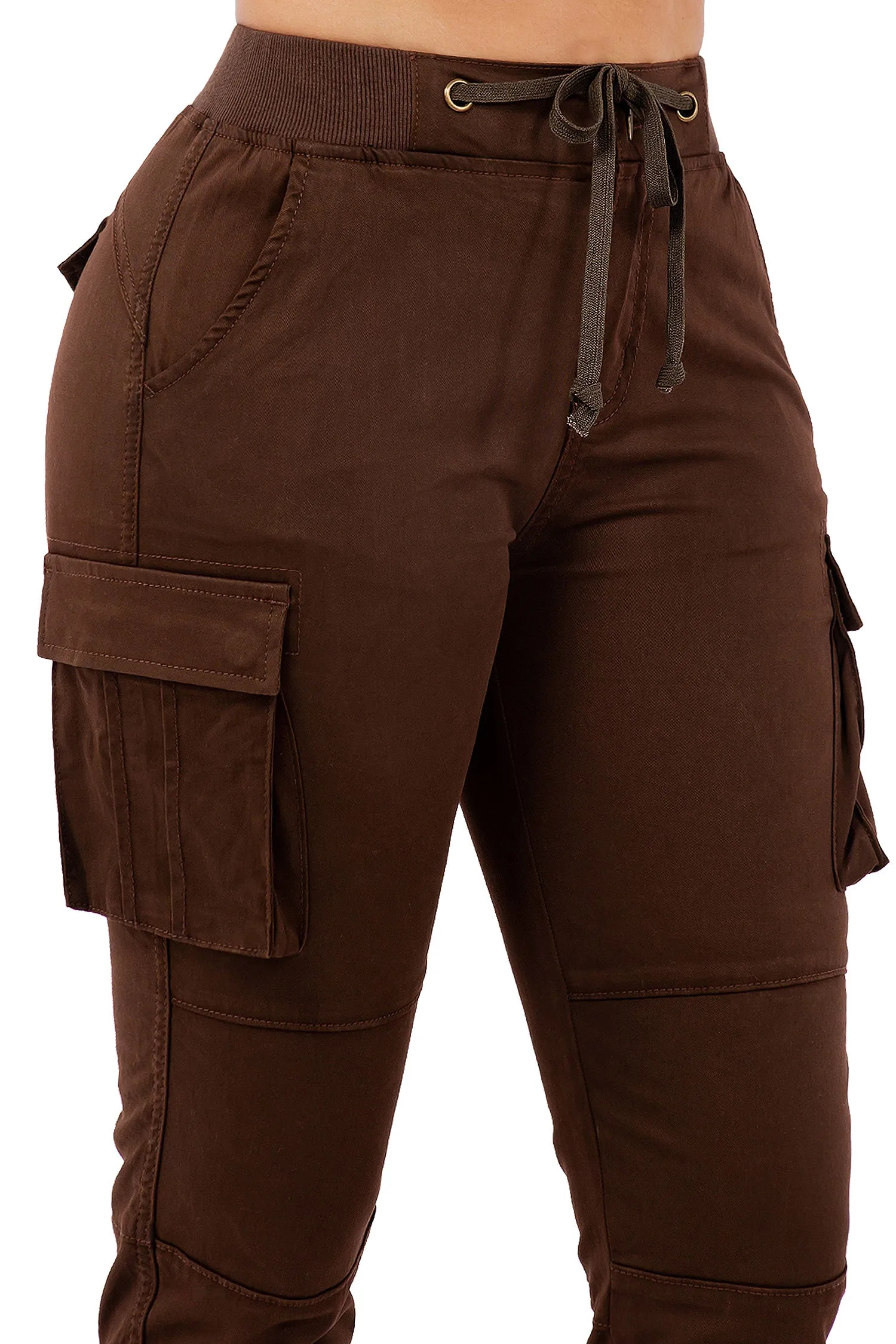 Women's Essential Colored Cargo Joggers (New Colorway)