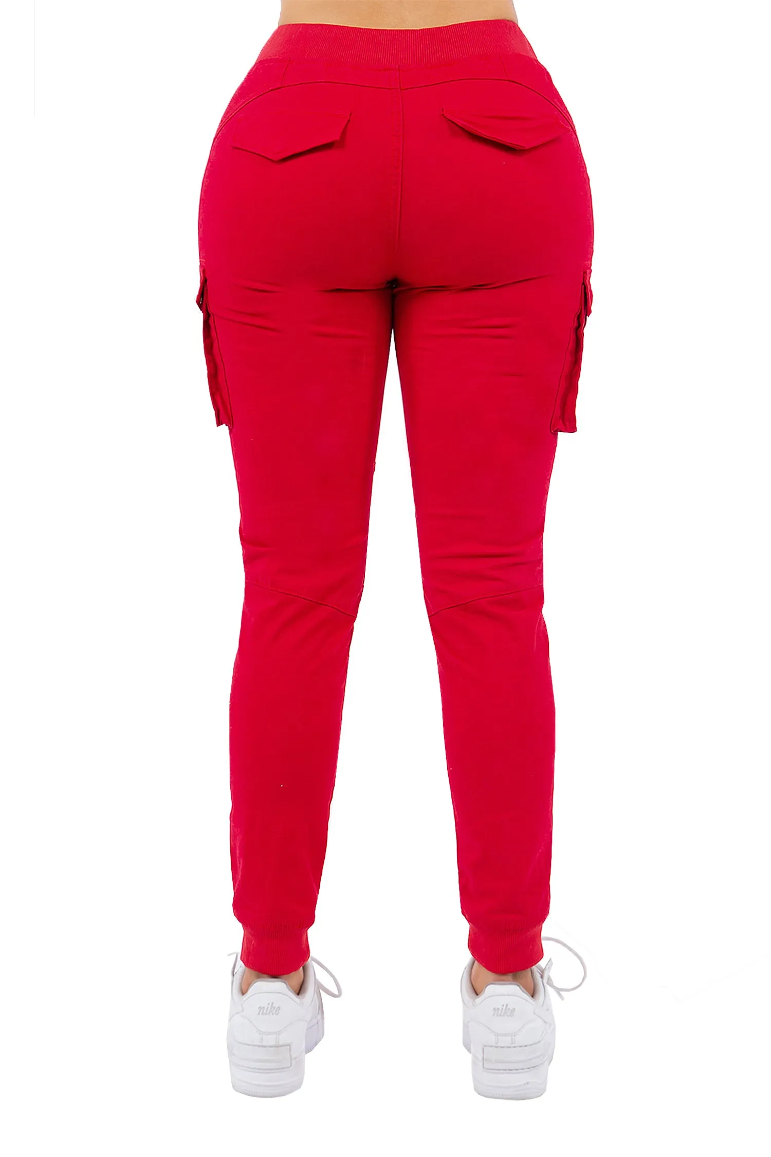 Women's Essential Colored Cargo Joggers (New Colorway)