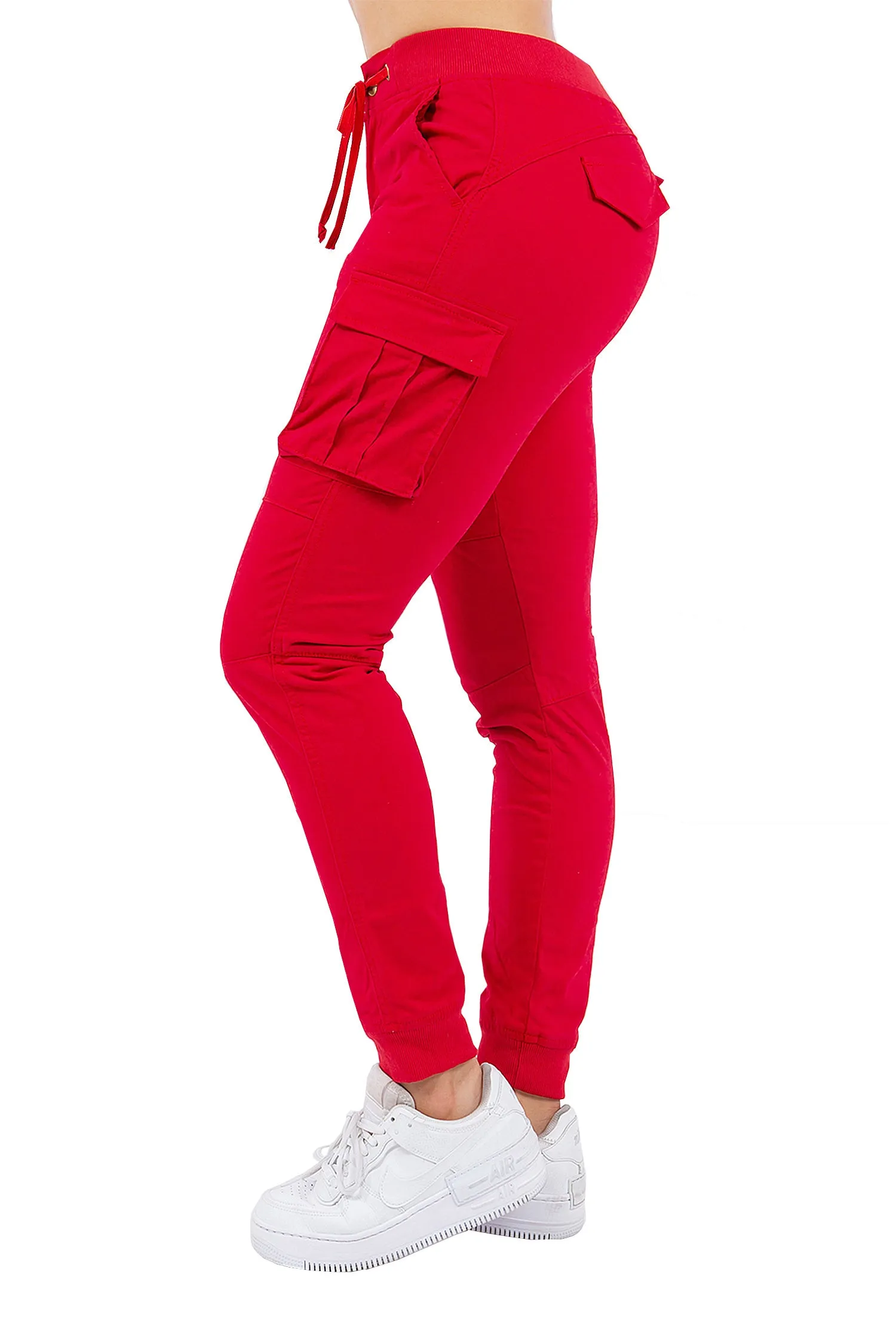 Women's Essential Colored Cargo Joggers (New Colorway)