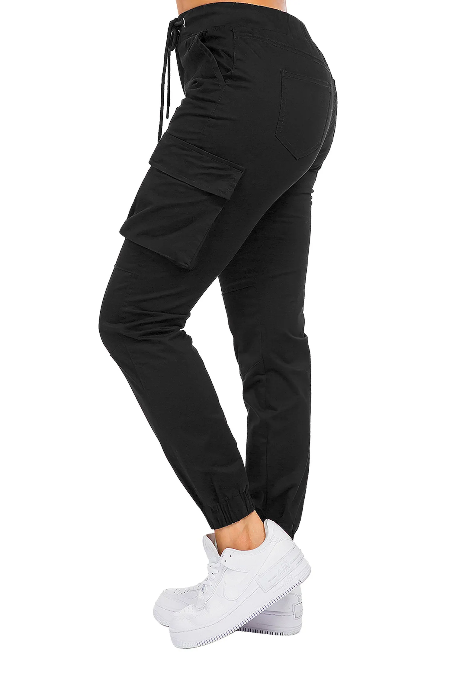 Women's Essential High Rise Cargo Joggers