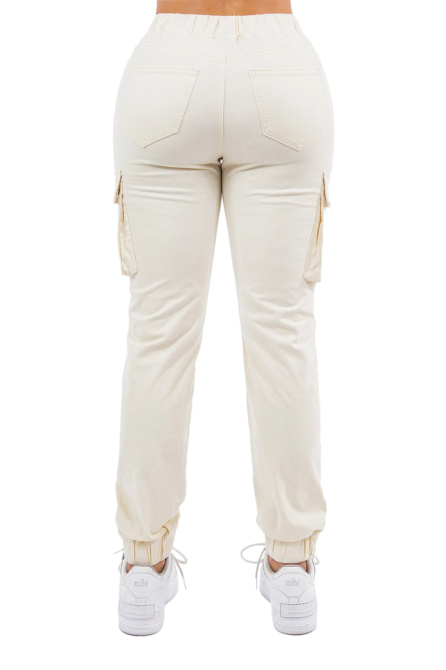 Women's Essential High Rise Cargo Joggers