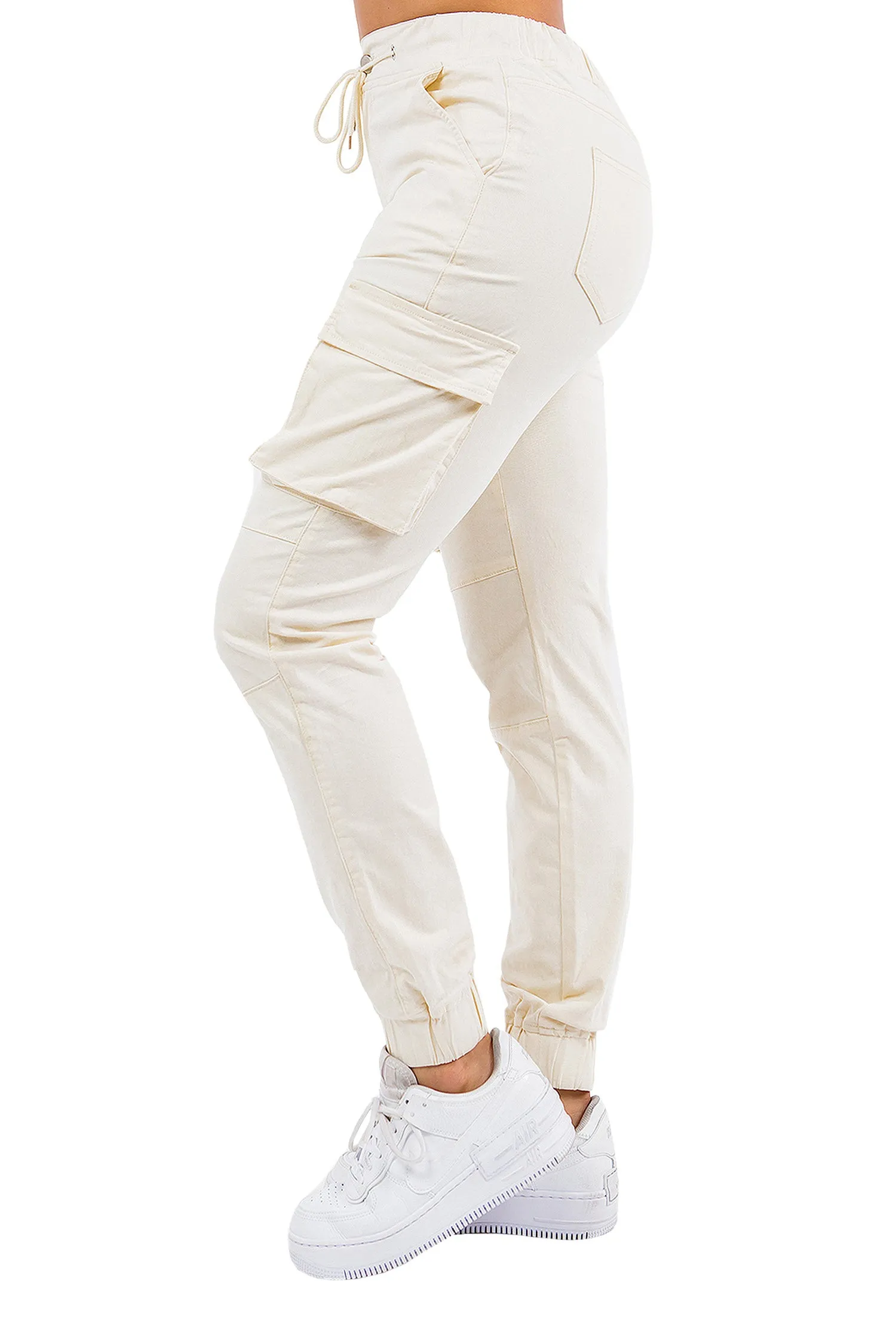 Women's Essential High Rise Cargo Joggers