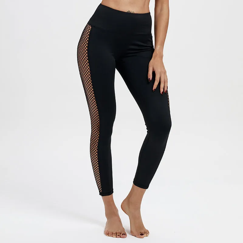 Women's Fitness Polyester High Waist Leggings