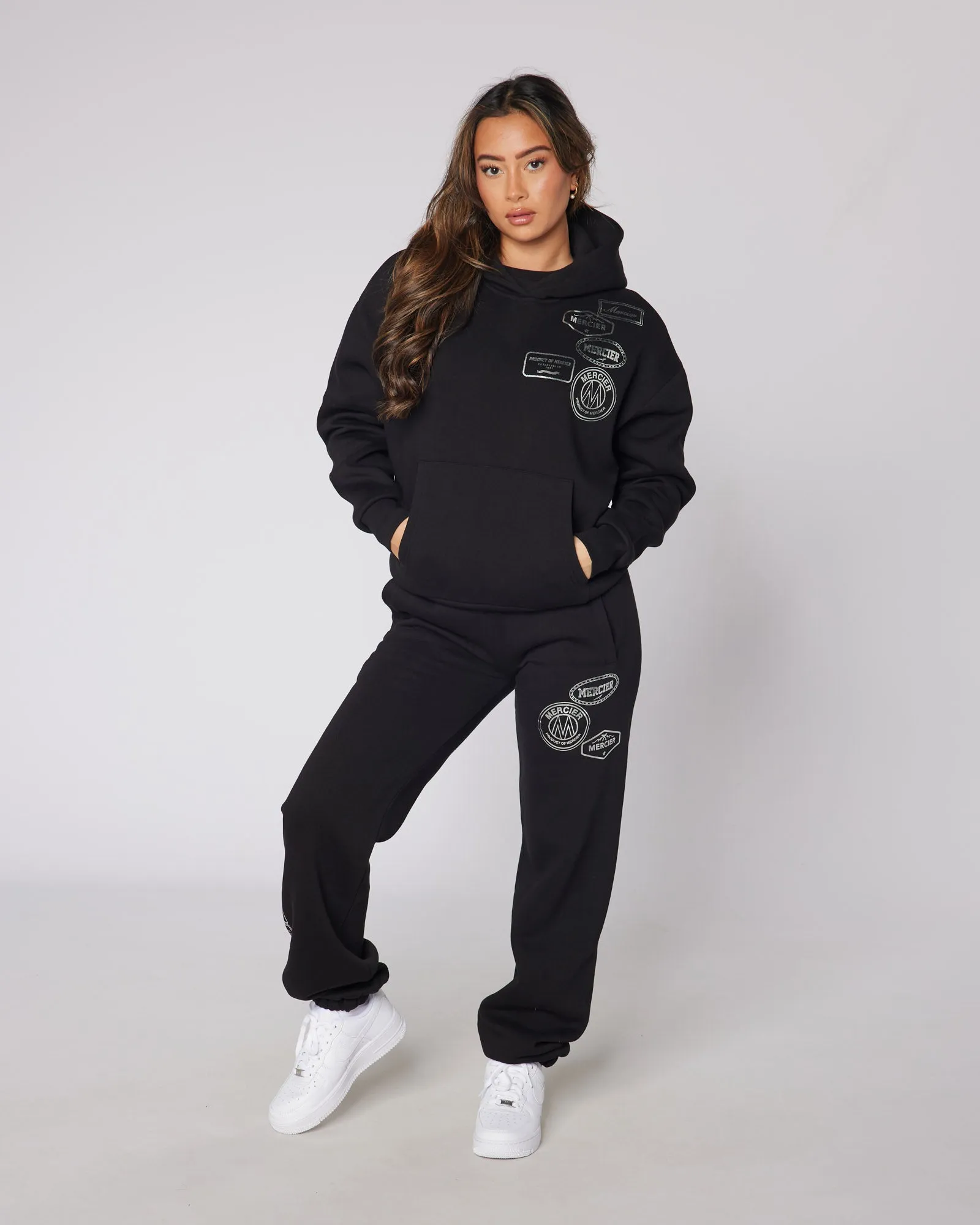 Womens Metallic OG Badge Joggers