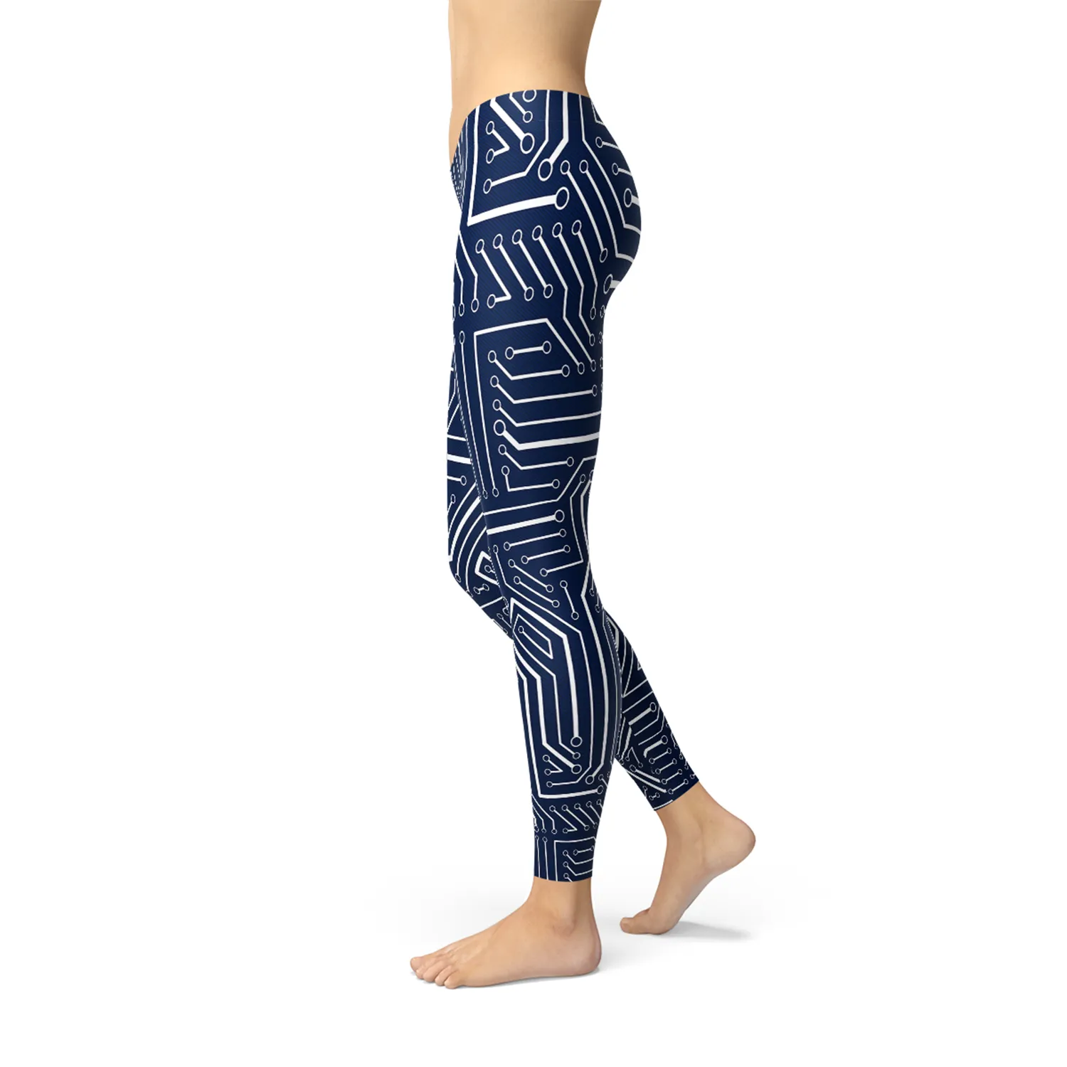 Women's Performance Navy Circuit Active Leggings