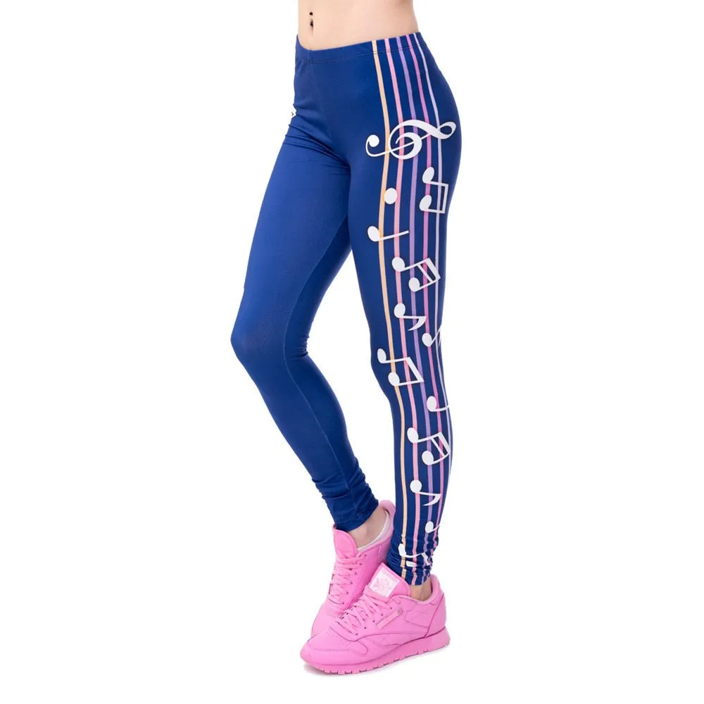 Women's Summer High Waist Spandex Fitness Leggings