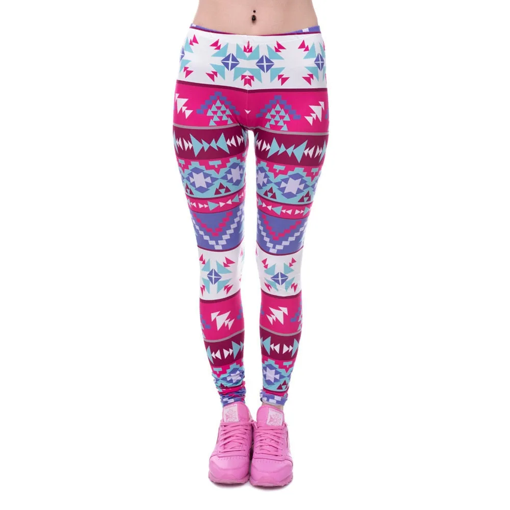 Women's Summer High Waist Spandex Fitness Leggings
