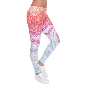 Women's Summer High Waist Spandex Fitness Leggings
