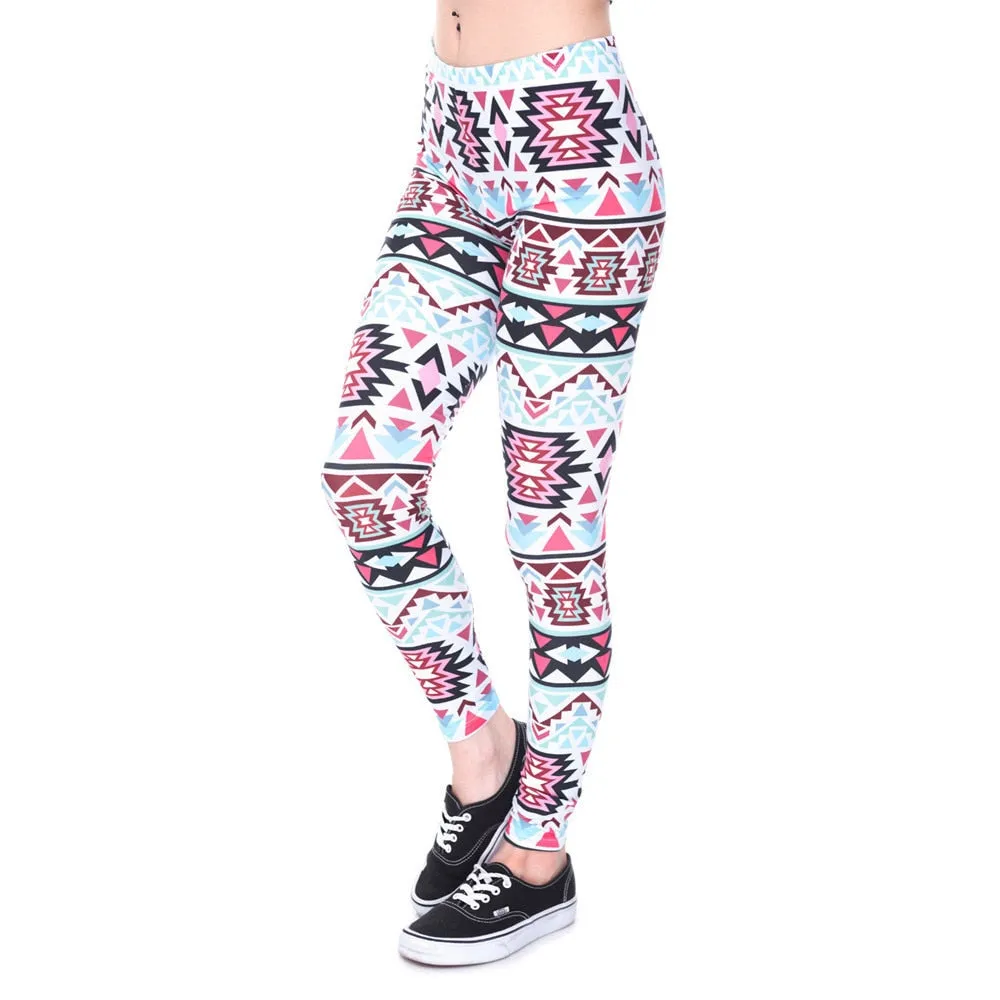 Women's Summer High Waist Spandex Fitness Leggings