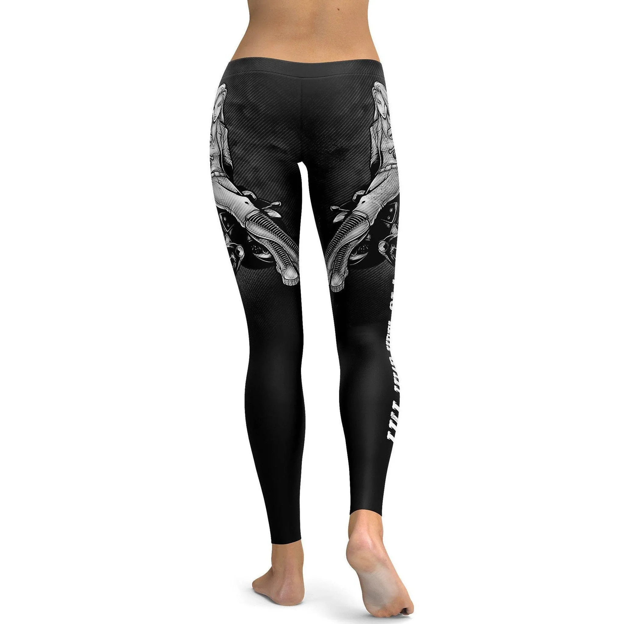 Yeah, I ride like a girl Leggings