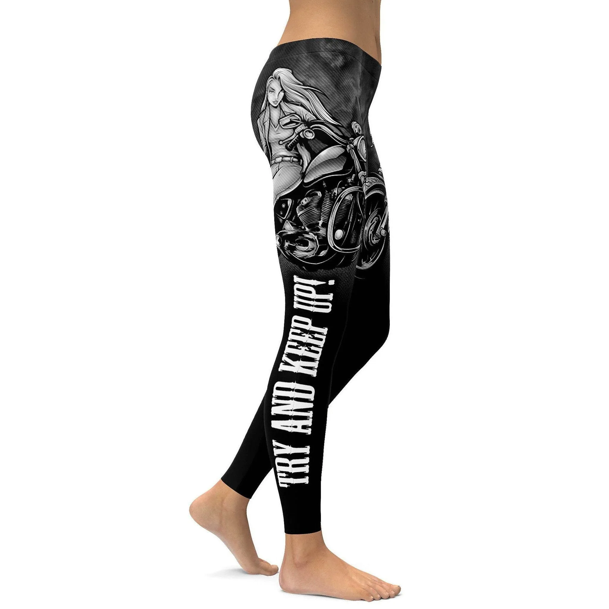 Yeah, I ride like a girl Leggings