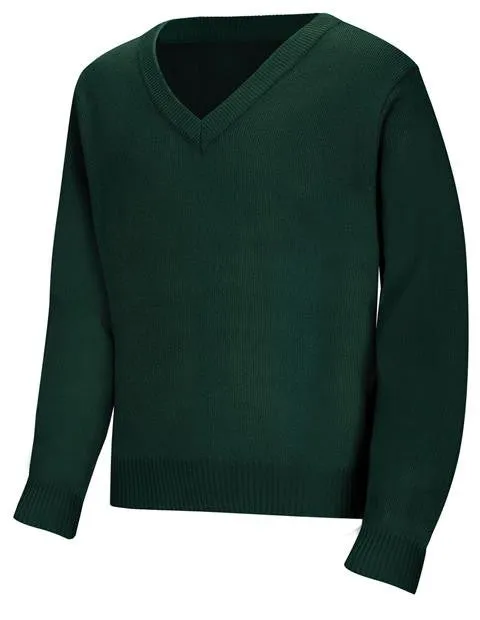Youth Unisex Long Sleeve V-neck Sweater