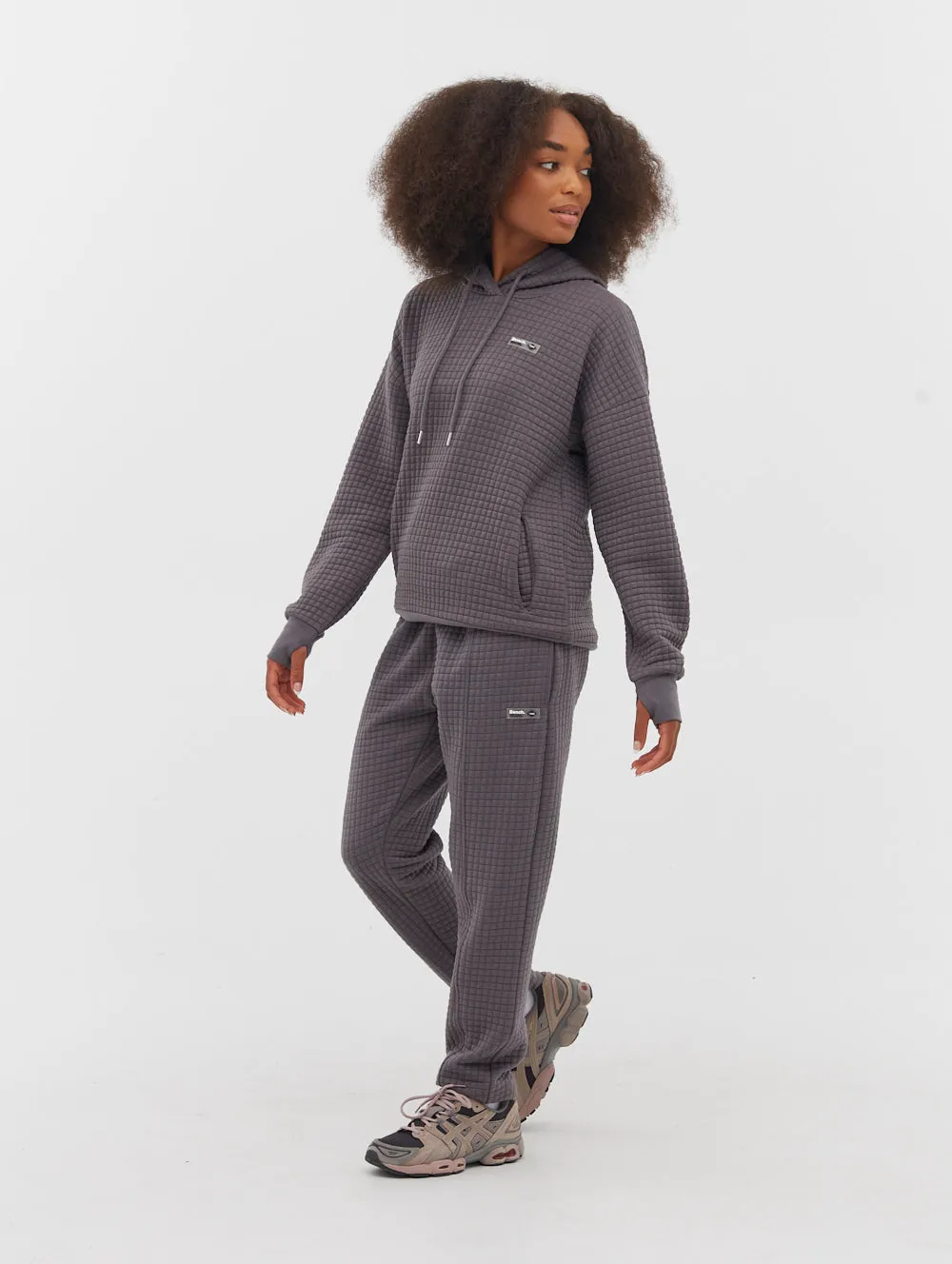 Zaria Pintuck Waffle Joggers