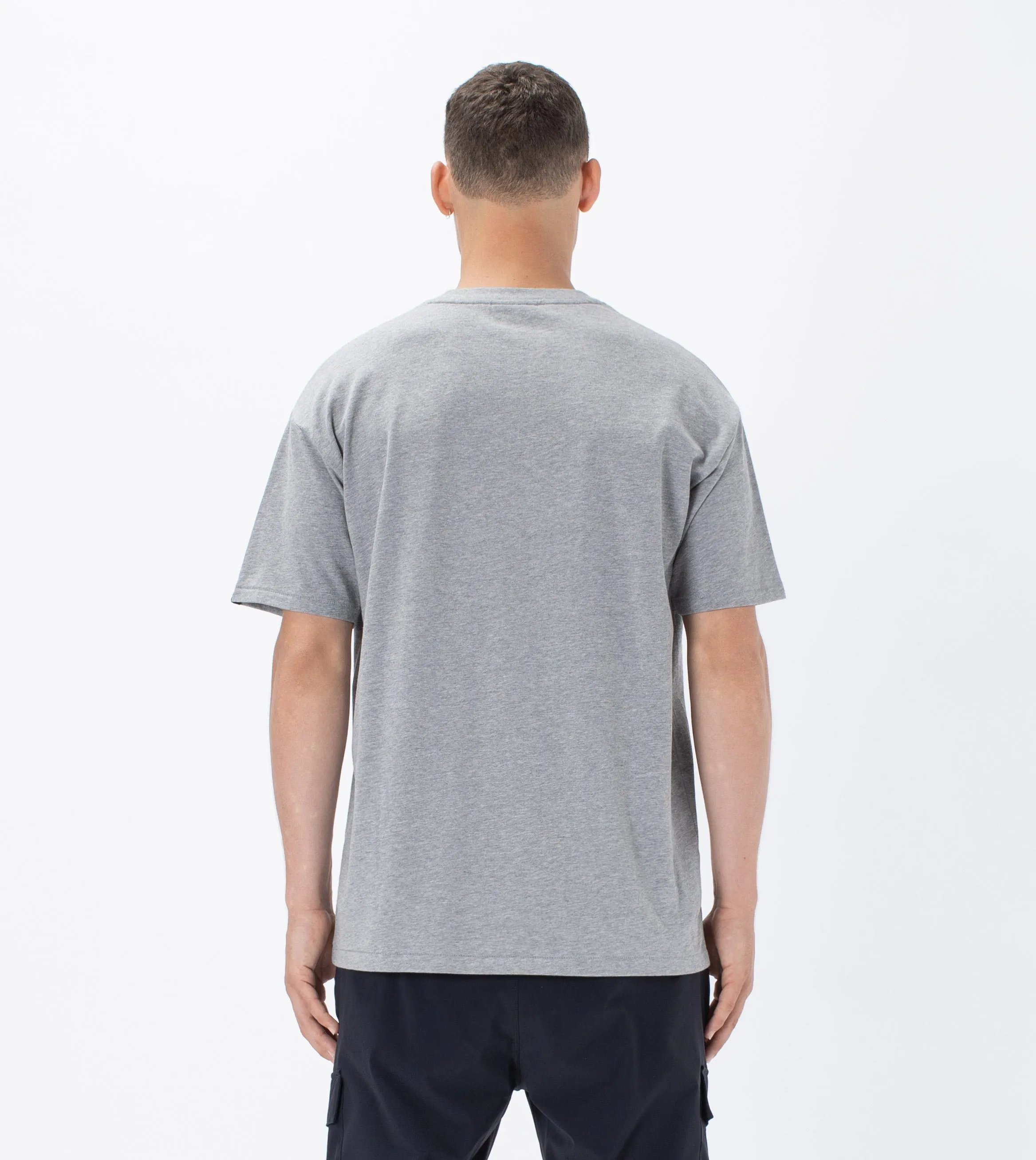 ZNRB Box Tee Dk Grey Marle