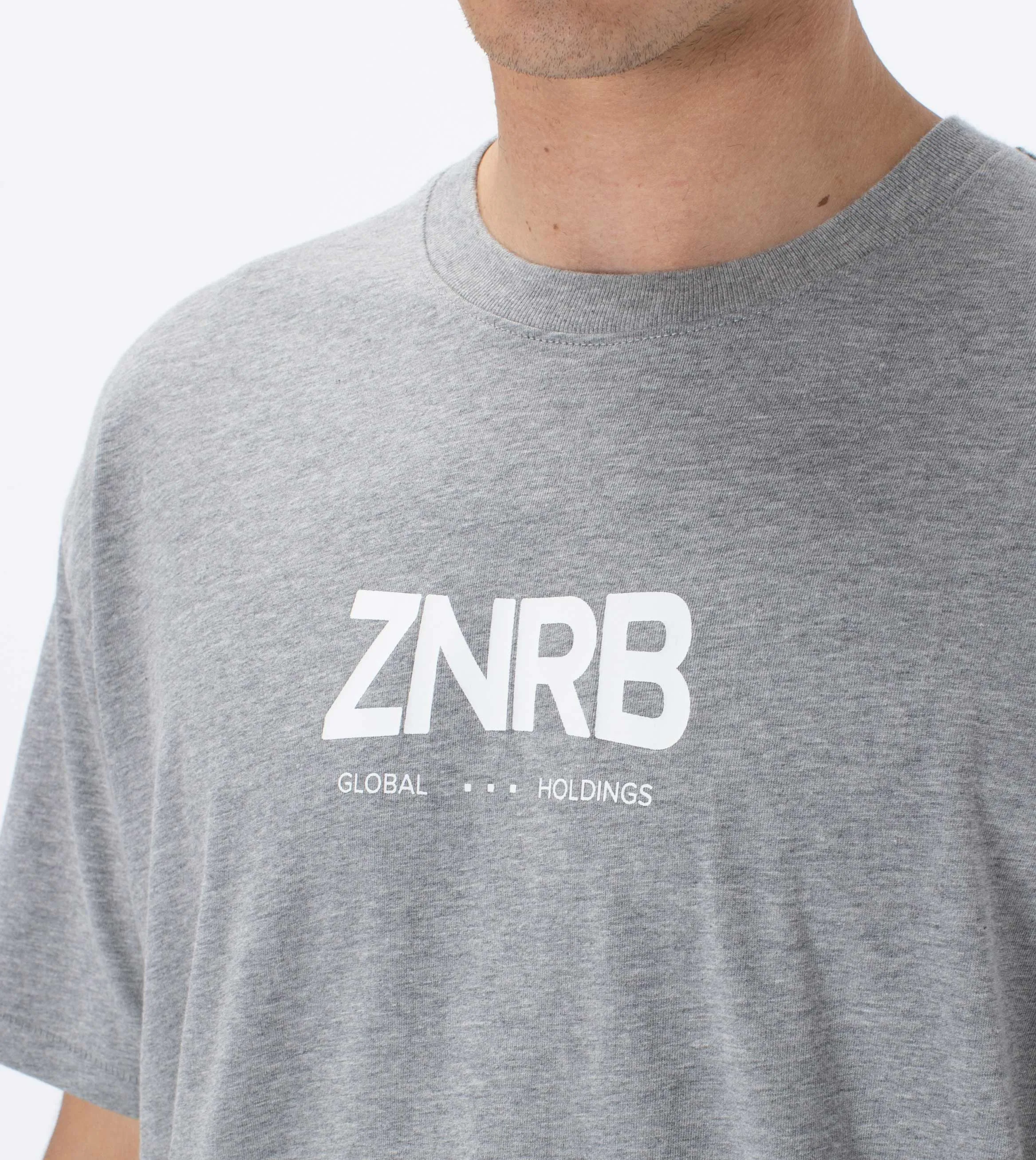 ZNRB Box Tee Dk Grey Marle