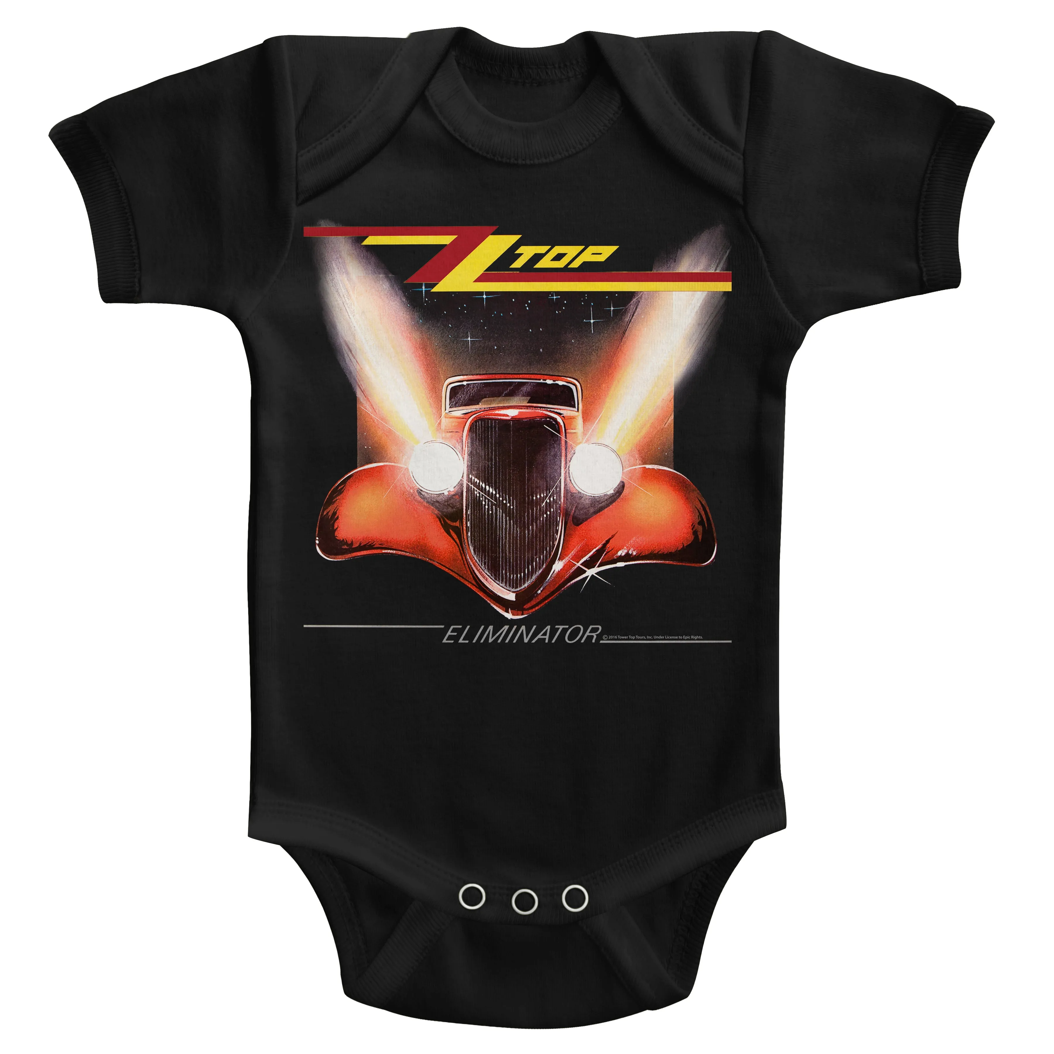 ZZ Top Eliminator Cover Baby Bodysuit